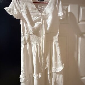 Chic White Mini Dress